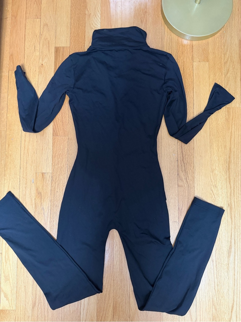 PRIX Black Long Sleeve Zip Front Jumpsuit - Picture 4 of 5